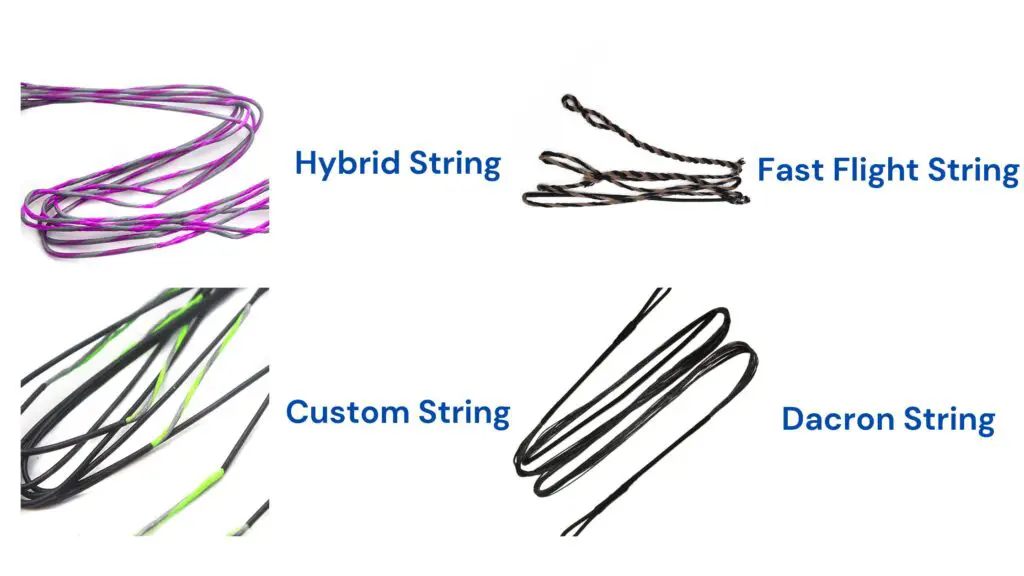 4 types of compound bow strings are using by archers 