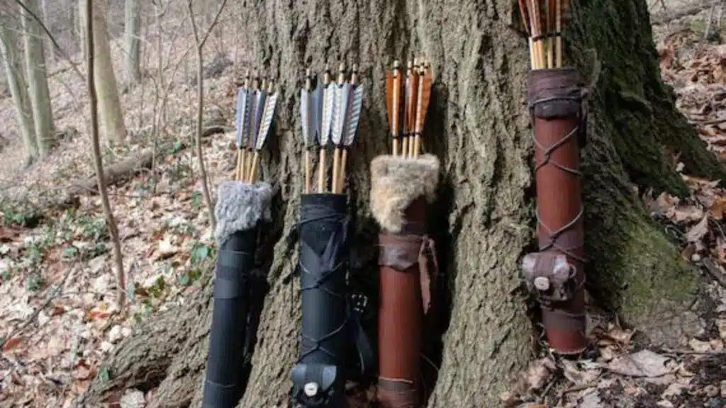 Traditional Archery Quiver is source of arrows storage and protections