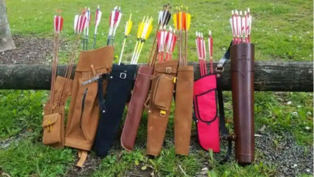 In traditional archery quivers there are different types of quiver which are used for different purpose.