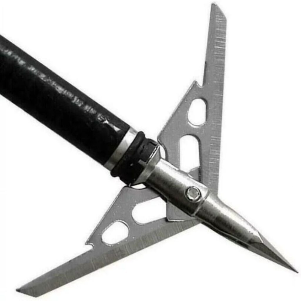 Broadheads with expandable blades: Arrowhead types for Accuracy and maximum cutting diameter