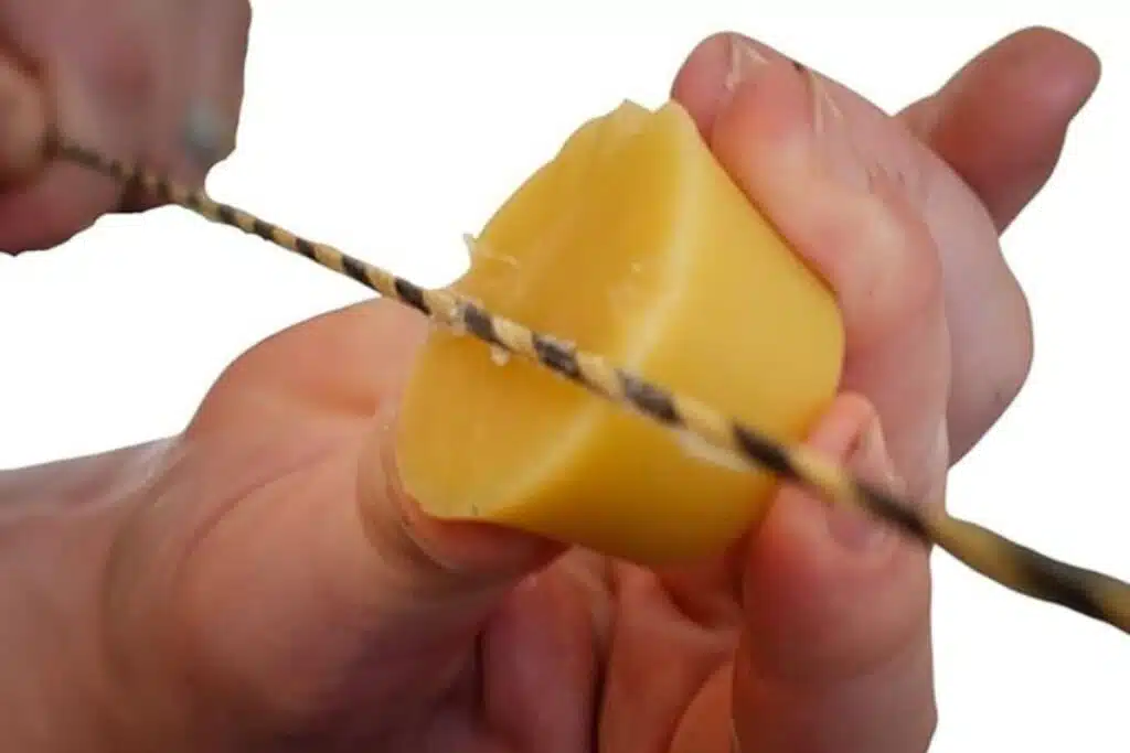 Bow string wax - Proper bow string maintenance requires waxing for life and performance.