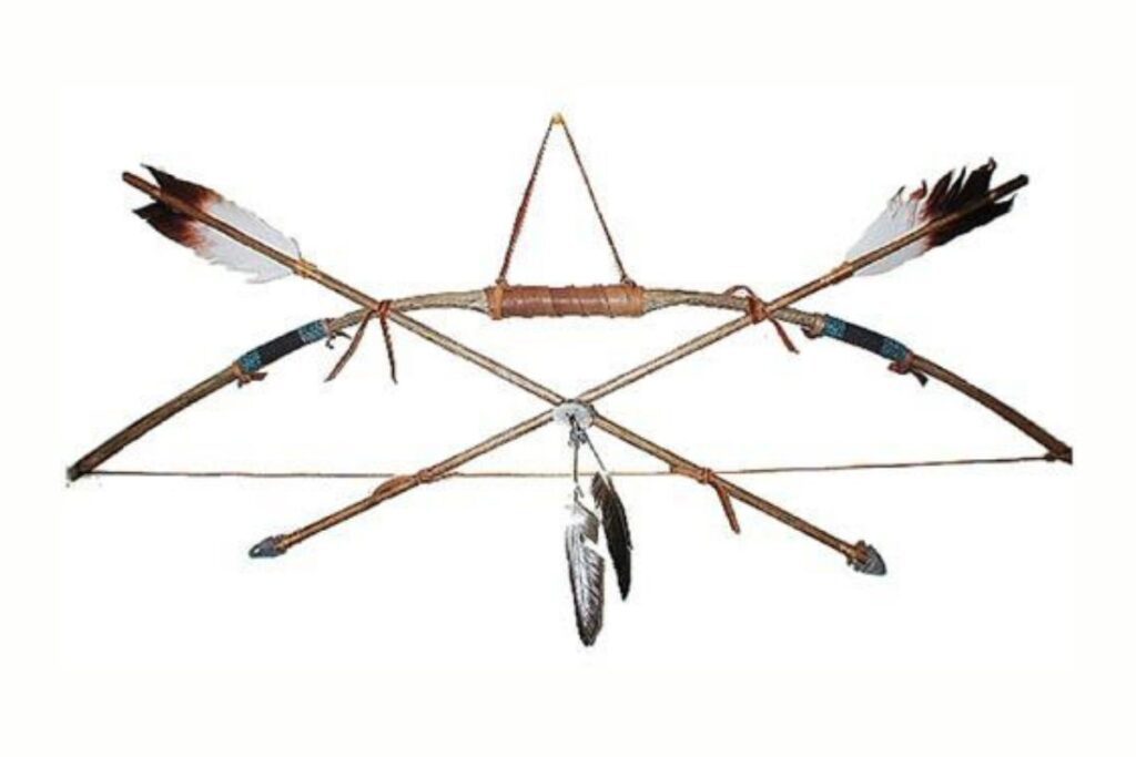 Native American bows and arrows are commonly made from Osage orangewood because of their durability, flexibility, and warping resistance.