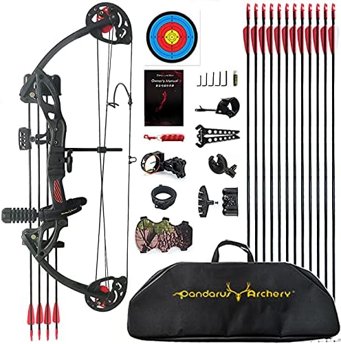 the PANDARUS Compound Bow and arrow set a great entry-level choice for both youth and beginners.