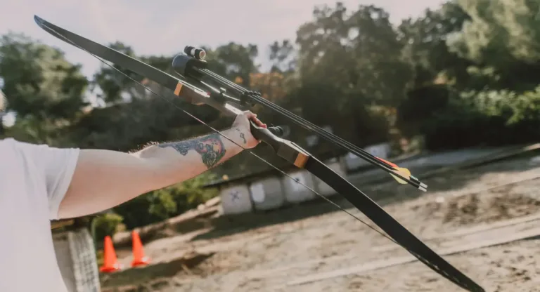 Dry firing a bow occurs when an archer draws the string without an arrow and releases it.