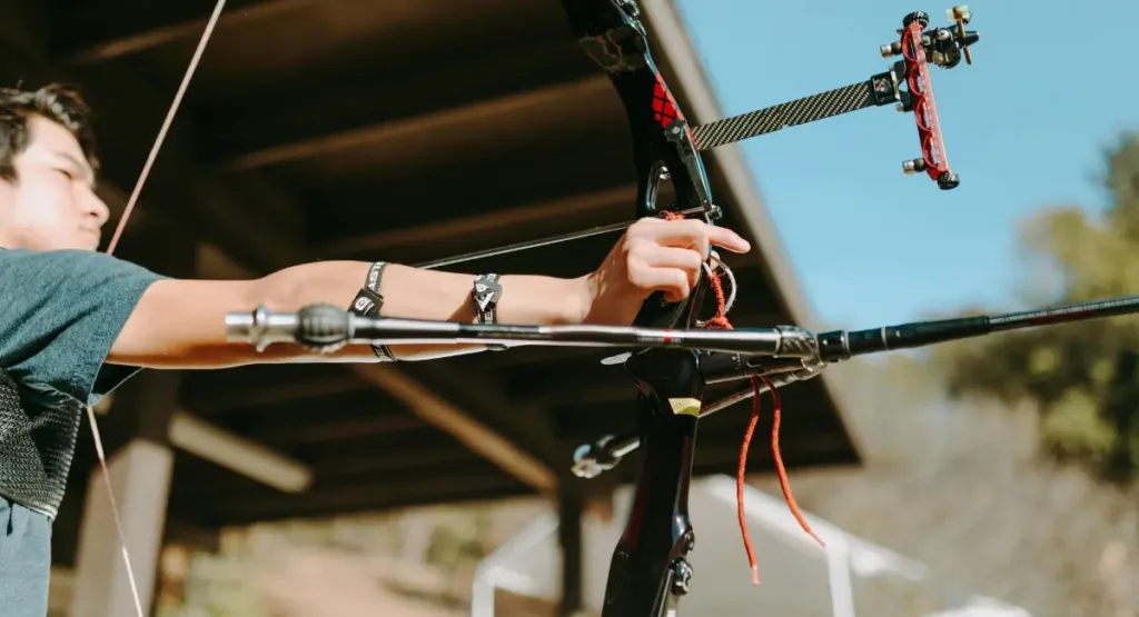 Left handed compound bows differ from right-handed compound bows primarily in their design